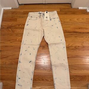 Levi's Men's Tan and Blue Slim Jeans
